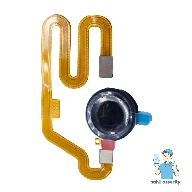 Fingerprint Sensor with Flex Cable for Realme 3 Black thumbnail